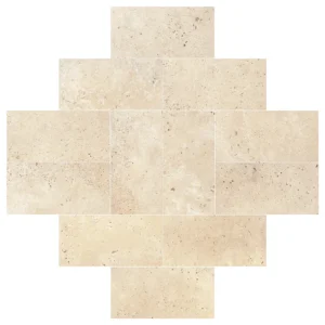 IVORY TRAVERTINE PAVER 6X12