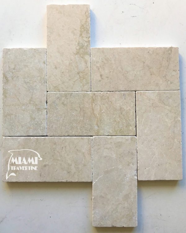 PEARL BEIGE MARBLE PAVER 6X12 01
