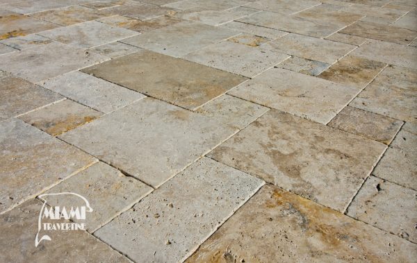 TRAVERTINE PAVER FRENCH PATTERN COUNTRY CLASSIC 03